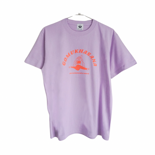 SRI.RAMANA.RITA.YOGUE GOMUKHASANA ゴームカーサナ/牛の顔のポーズ(パープル×オレンジ)