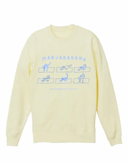 SRI.RAMANA.RITA.YOGUE MARJARASANA 猫のポーズ ライトスウェット