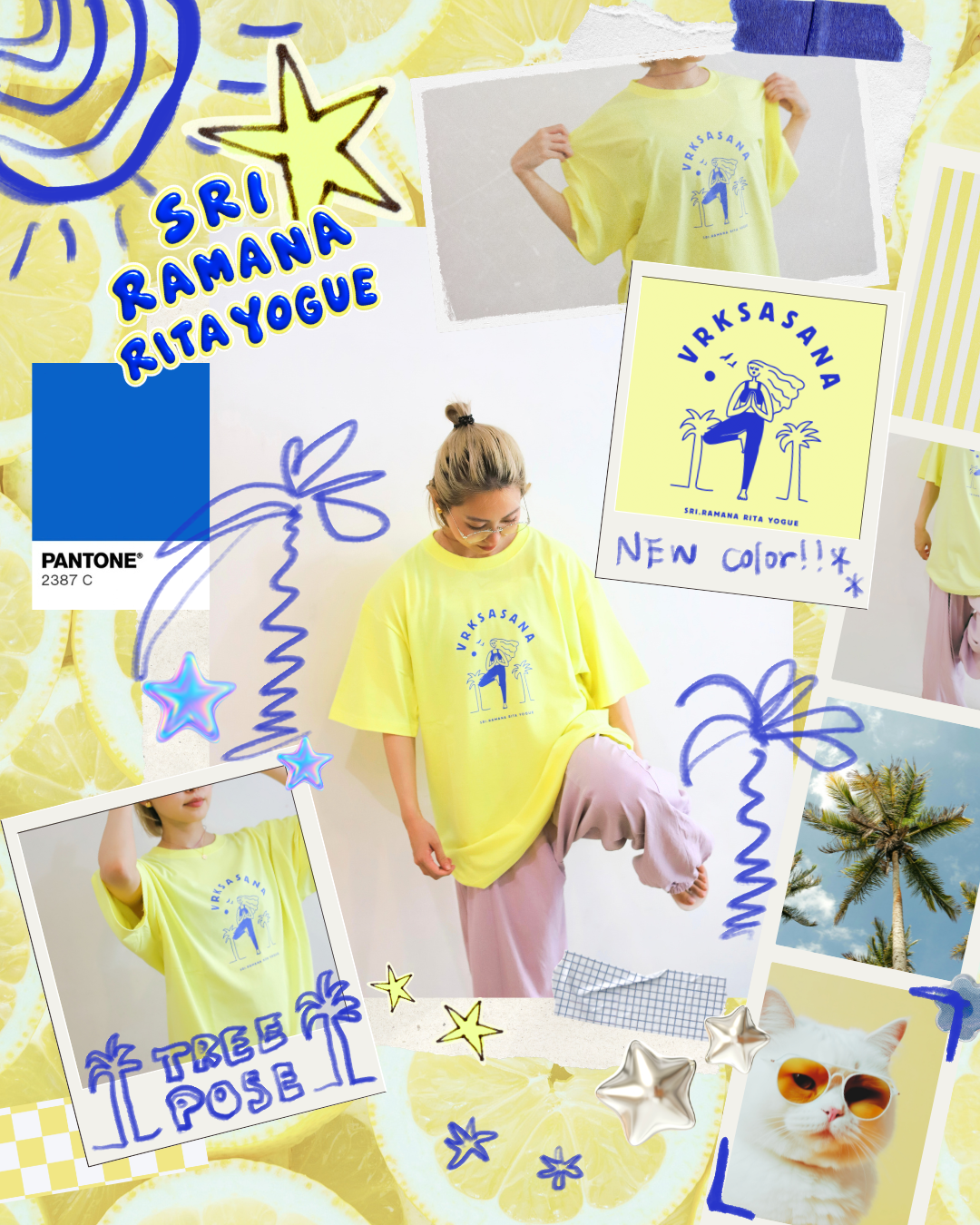 VRKSASANA ｜立木のポーズTシャツ