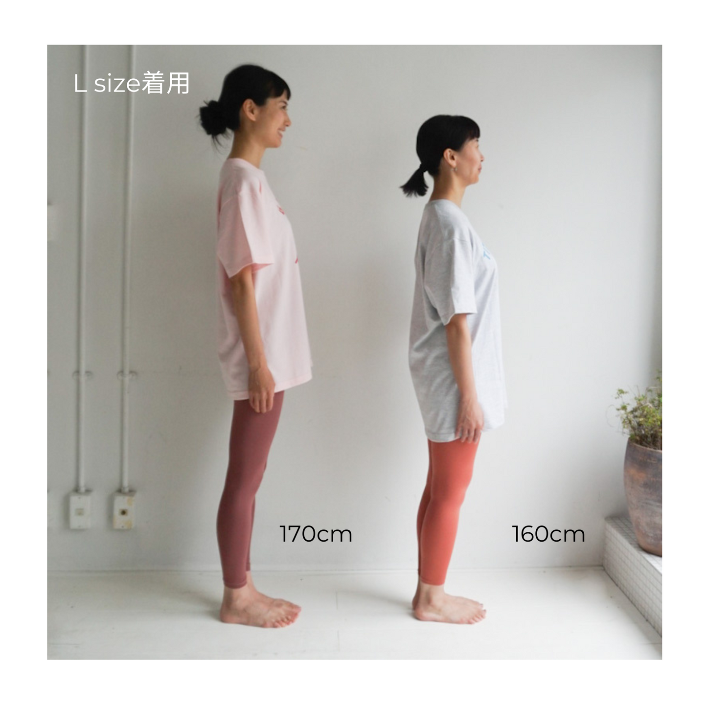 SRI.RAMANA.RITA.YOGUE 　DHANURASANA ／ダヌラーサナ　Tシャツ（白×ゴールド）