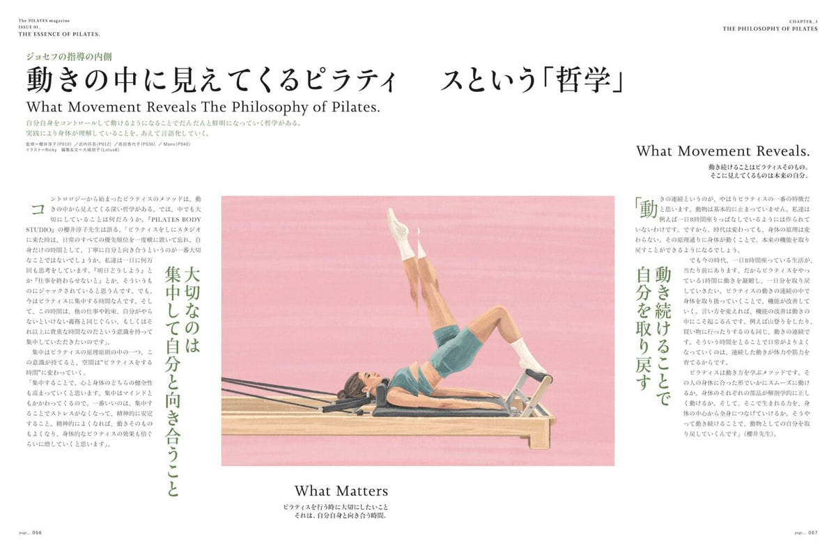 The PILATES magazine ISSUE01