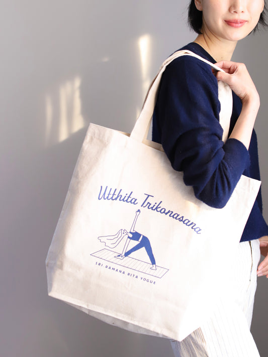 トリコナーサナ　三角のポーズ　トートバッグ