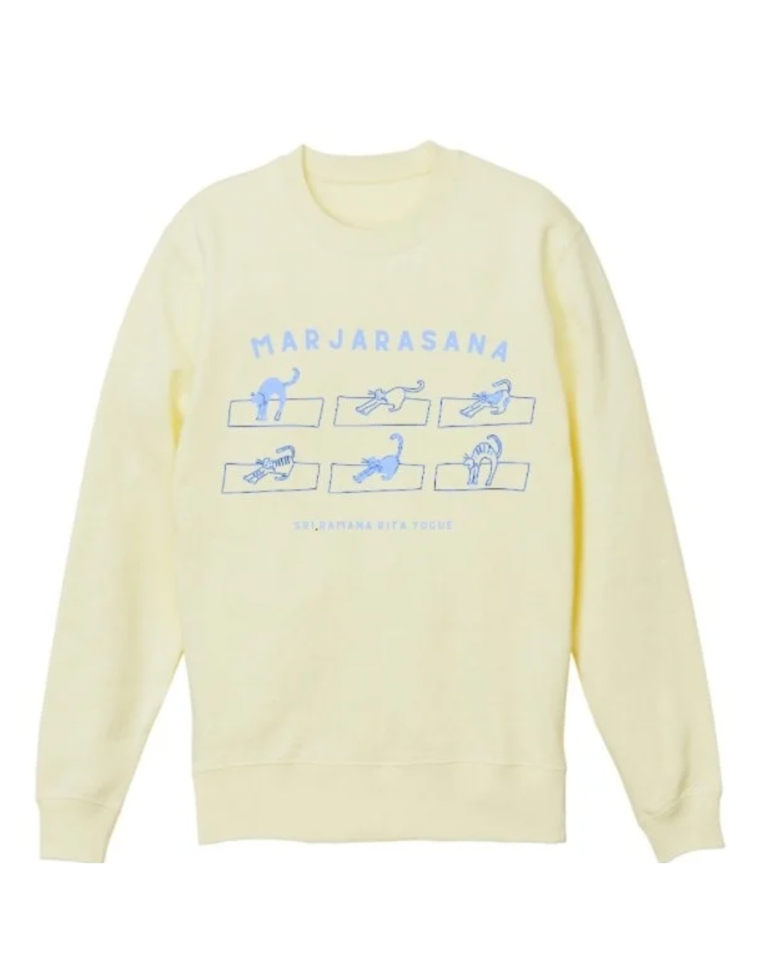 SRI.RAMANA.RITA.YOGUE MARJARASANA 猫のポーズ ライトスウェット